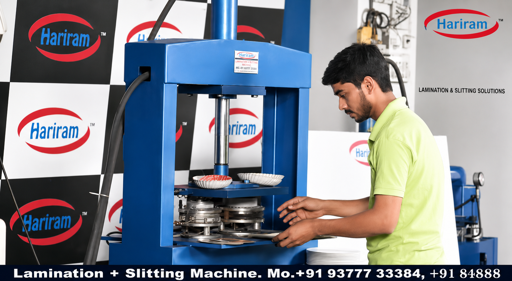 HR 107 Auto Paper Plate Making Machine 42"