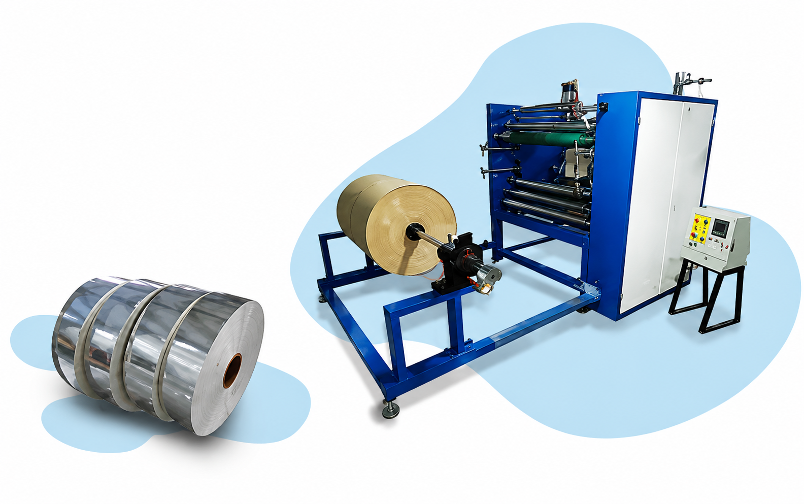 HR 121 Paper Lamination Plus Slitting Machine