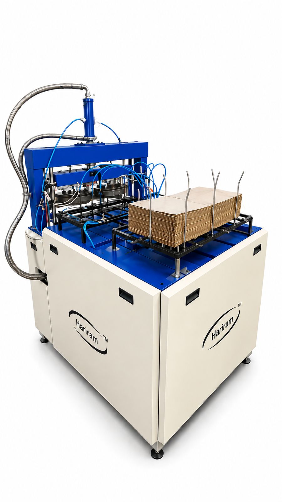 HR 132 Buffet Plate Making Machine - Side View